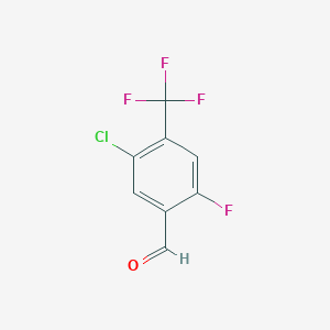 5-Chloro-2-fluoro-4-(trifluoromethyl)benzaldehyde - 
