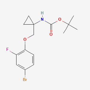 [1-(4-Bromo-2-fluoro-phenoxymethyl)-cyclopropyl]-carbamic acid tert-butyl ester - 