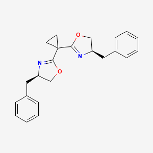 (4R,4'R)-2,2'-(Cyclopropane-1,1-diyl)bis(4-benzyl-4,5-dihydrooxazole) - 