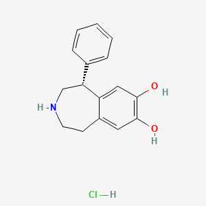 (5R)-5-phenyl-2,3,4,5-tetrahydro-1H-3-benzazepine-7,8-diol;hydrochloride - 1000004-68-1