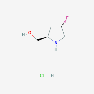 [(2R,4S)-4-fluoropyrrolidin-2-yl]methanol hydrochloride - 