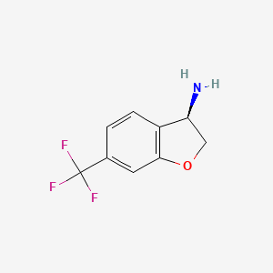 (R)-6-(trifluoromethyl)-2,3-dihydrobenzofuran-3-amine - 