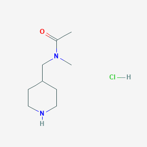 N-Methyl-N-(piperidin-4-ylmethyl)acetamide hydrochloride - 