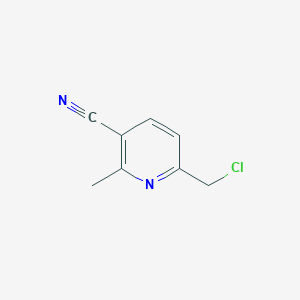 6-(chloromethyl)-2-methylpyridine-3-carbonitrile - 