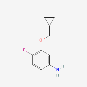 3-(Cyclopropylmethoxy)-4-fluoroaniline - 