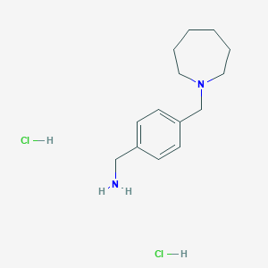(4-(Azepan-1-ylmethyl)phenyl)methanamine 2hcl - 