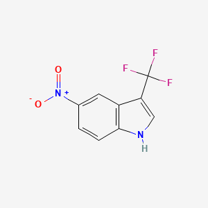 5-nitro-3-(trifluoromethyl)-1H-indole - 