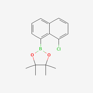 2-(8-Chloronaphthalen-1-yl)-4,4,5,5-tetramethyl-1,3,2-dioxaborolane - 