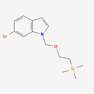 6-bromo-1-(2-[trimethylsilyl]ethoxymethyl)indole - 