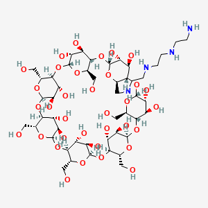 6A-[[2-[[2-[(2-Aminoethyl)amino]ethyl]amino]ethyl]amino]-6A-deoxy-|A-Cyclodextrin - 