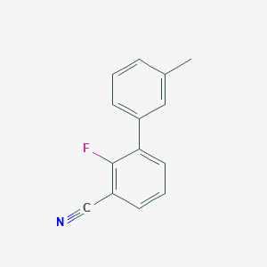 2-Fluoro-3'-methyl-[1,1'-biphenyl]-3-carbonitrile - 