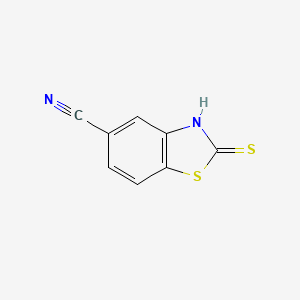 2-Thioxo-2,3-dihydrobenzo[d]thiazole-5-carbonitrile - 