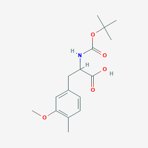2-((tert-Butoxycarbonyl)amino)-3-(3-methoxy-4-methylphenyl)propanoic acid - 