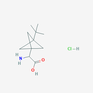 2-Amino-2-(3-(tert-butyl)bicyclo[1.1.1]pentan-1-yl)acetic acid hydrochloride - 