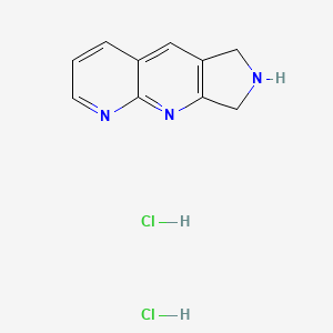 6H,7H,8H-pyrrolo[3,4-b]1,8-naphthyridine dihydrochloride - 