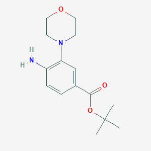 4-Amino-3-morpholin-4-yl-benzoic acid tert-butyl ester - 