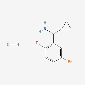 (5-Bromo-2-fluorophenyl)(cyclopropyl)methanamine hydrochloride - 