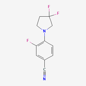 4-(3,3-Difluoropyrrolidin-1-yl)-3-fluorobenzonitrile - 