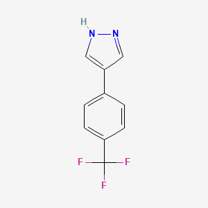 4-[4-(trifluoromethyl)phenyl]-1H-pyrazole - 