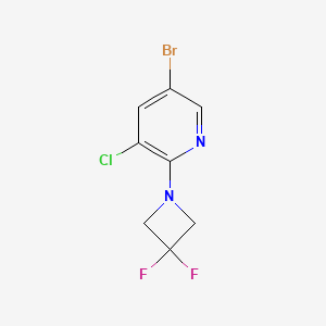 5-Bromo-3-chloro-2-(3,3-difluoro-azetidin-1-yl)-pyridine - 