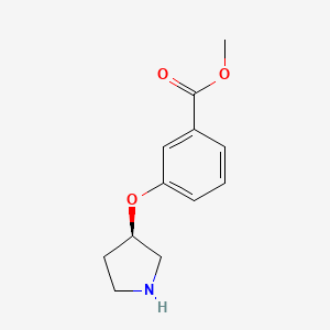 (R)-Methyl 3-(pyrrolidin-3-yloxy)benzoate - 