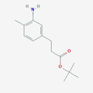 tert-Butyl 3-(3-Amino-4-methylphenyl)propanoate - 