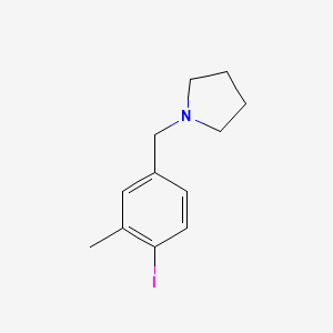 1-(4-Iodo-3-methyl-benzyl)-pyrrolidine - 