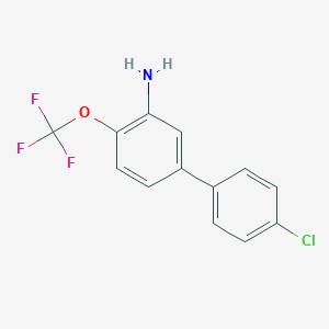 4'-Chloro-4-(trifluoromethoxy)-[1,1'-biphenyl]-3-amine - 