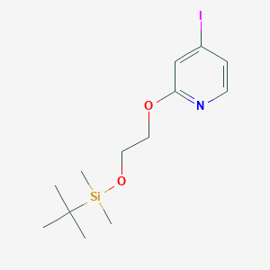 2-[2-(tert-Butyl-dimethyl-silanyloxy)-ethoxy]-4-iodo-pyridine - 