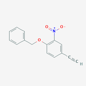 1-(Benzyloxy)-4-ethynyl-2-nitrobenzene - 