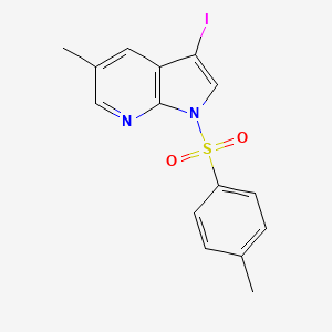 3-Iodo-5-methyl-1-tosyl-1H-pyrrolo[2,3-b]pyridine - 
