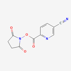 (2,5-dioxopyrrolidin-1-yl) 5-cyanopyridine-2-carboxylate - 