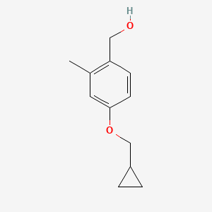 (4-Cyclopropylmethoxy-2-methyl-phenyl)-methanol - 