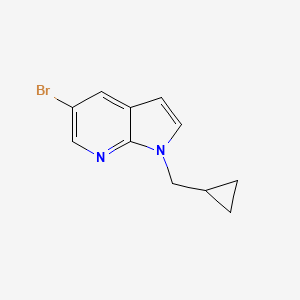 5-Bromo-1-(cyclopropylmethyl)-1H-pyrrolo[2,3-b]pyridine - 