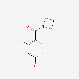 1-(4-Fluoro-2-iodobenzoyl)azetidine - 