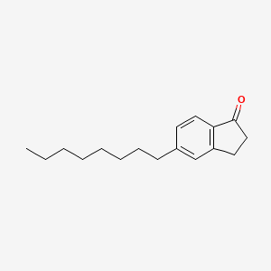 5-Octyl-2,3-dihydro-1H-inden-1-one - 