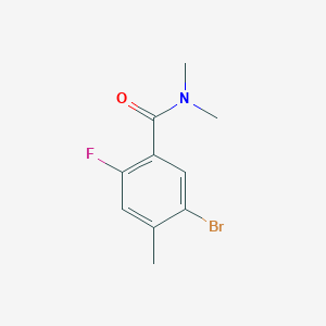 5-Bromo-2-fluoro-N,N,4-trimethylbenzamide - 