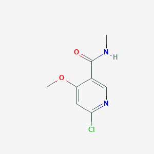 6-Chloro-4-methoxy-N-methylnicotinamide - 