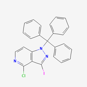 4-Chloro-3-iodo-1-trityl-1h-pyrazolo[4,3-c]pyridine - 