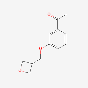 1-[3-(Oxetan-3-ylmethoxy)phenyl]ethan-1-one - 