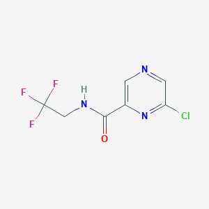 6-Chloro-pyrazine-2-carboxylic acid (2,2,2-trifluoro-ethyl)-amide - 