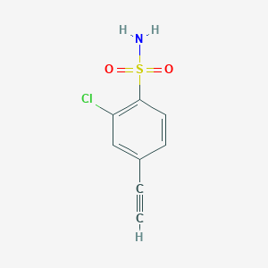 2-Chloro-4-ethynyl-benzenesulfonamide - 