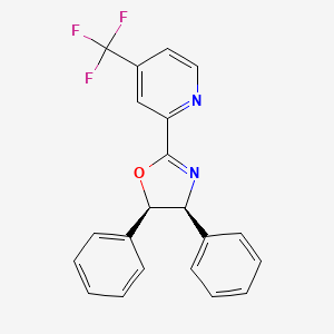 (4S,5R)-4,5-Diphenyl-2-(4-(trifluoromethyl)pyridin-2-yl)-4,5-dihydrooxazole - 