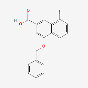 4-(Benzyloxy)-8-methyl-2-naphthoic Acid - 