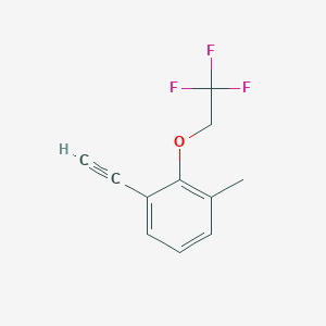 1-Ethynyl-3-methyl-2-(2,2,2-trifluoroethoxy)benzene - 