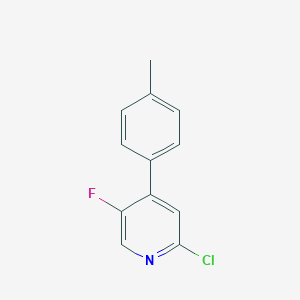 2-Chloro-5-fluoro-4-(p-tolyl)pyridine - 