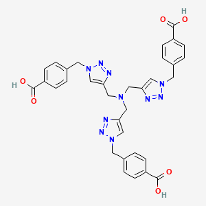 4,4',4''-(((Nitrilotris(methylene))tris(1H-1,2,3-triazole-4,1-diyl))tris(methylene))tribenzoic acid - 