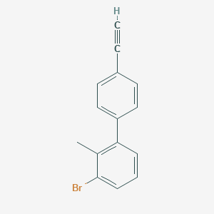 3-Bromo-4'-ethynyl-2-methyl-1,1'-biphenyl - 