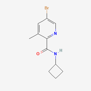 5-Bromo-N-cyclobutyl-3-methylpicolinamide - 