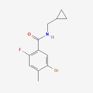 5-Bromo-N-(cyclopropylmethyl)-2-fluoro-4-methylbenzamide - 